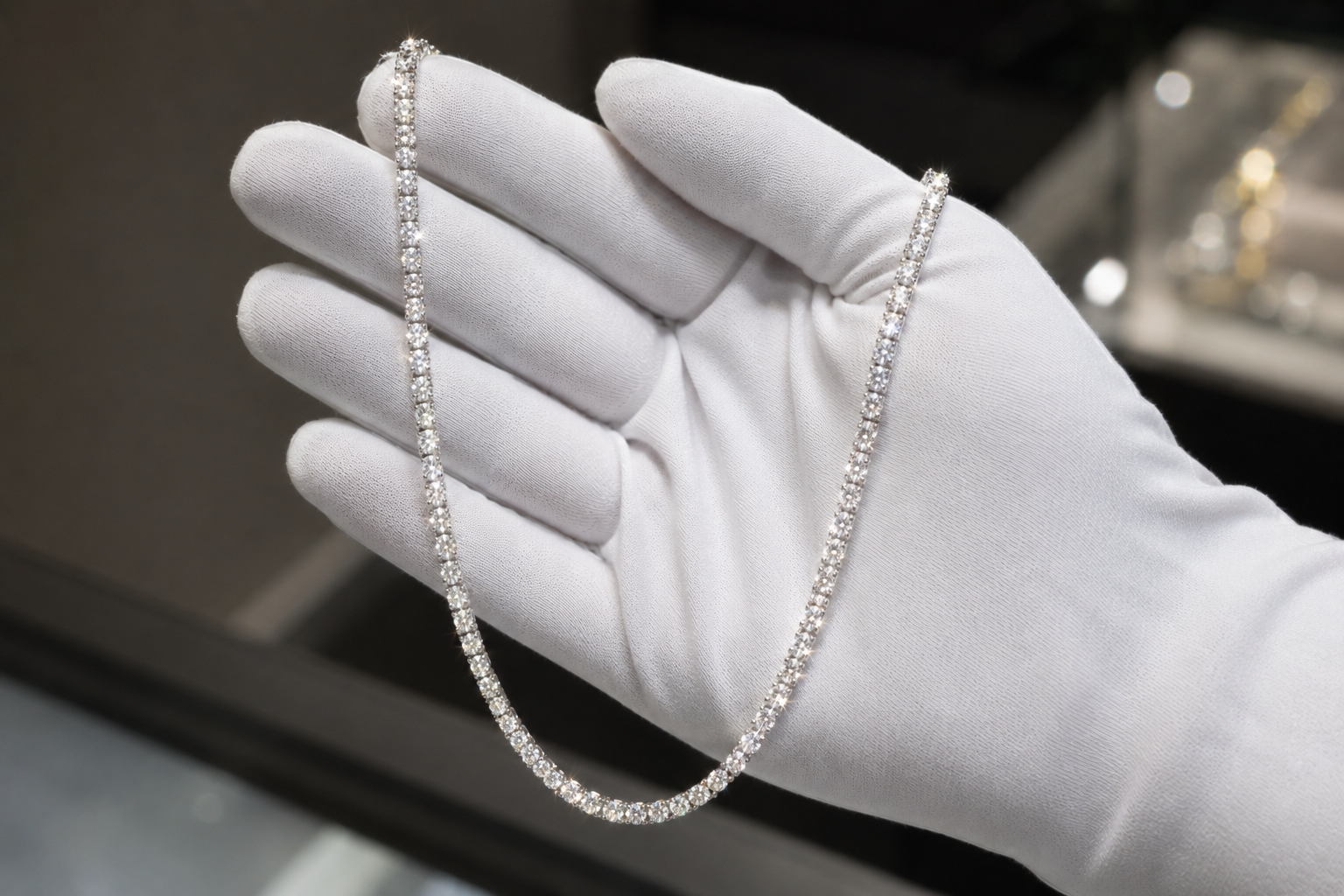 3mm Tennis Necklace