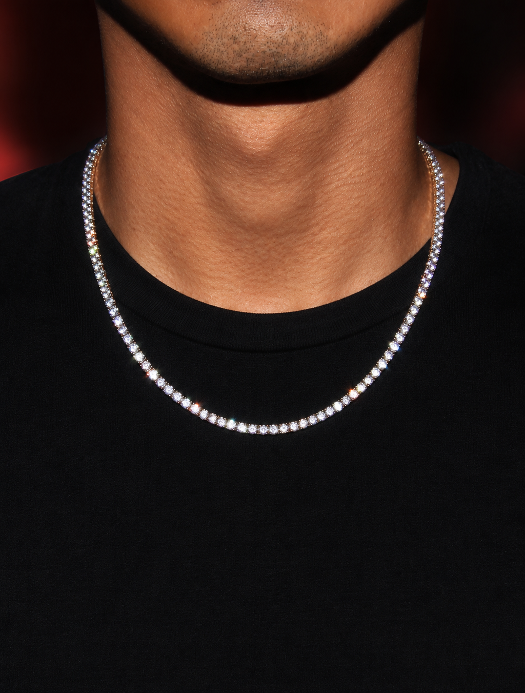 3mm Tennis Necklace