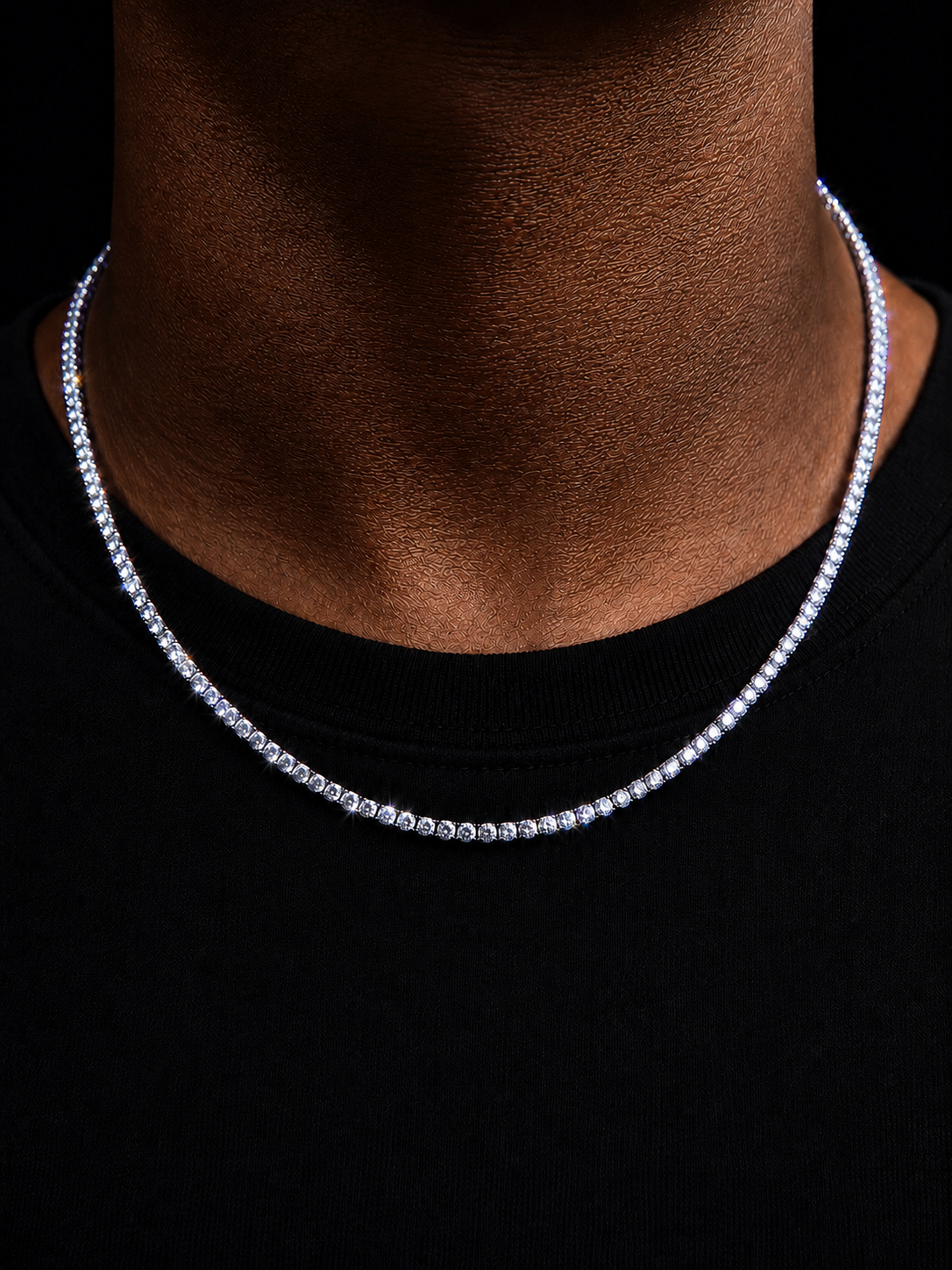 3mm Tennis Necklace