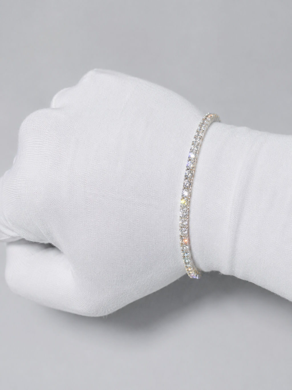 3mm Tennis Bracelet — 925 Silver