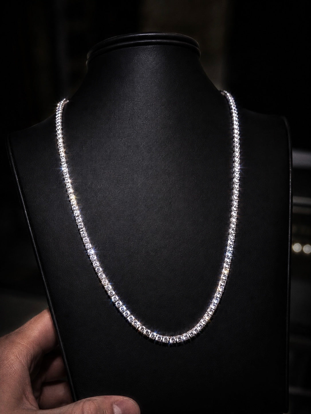 3mm Tennis Necklace